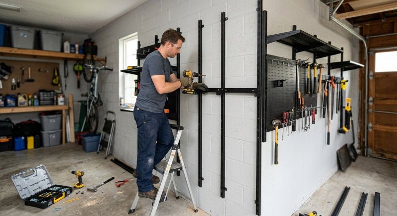 Ceiling Rack Installation in Rockville, MD
